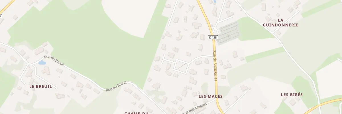 Plan du 6 All du Clos Garance à Pessines