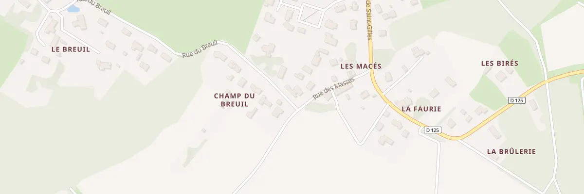 Plan du 2 Rue du Breuil à Pessines