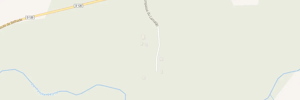 Plan du 170 Imp du Lamaign à Moustey