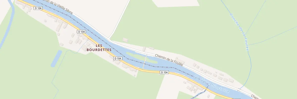 Plan du 2 Che de la Foulee à Arçais