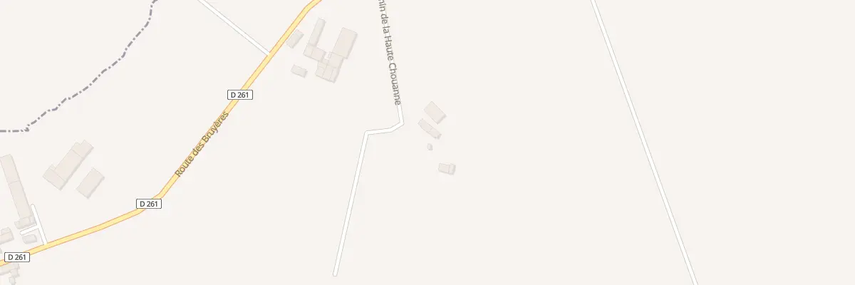 Plan du 457 La Chouanne à Saint-Fraimbault