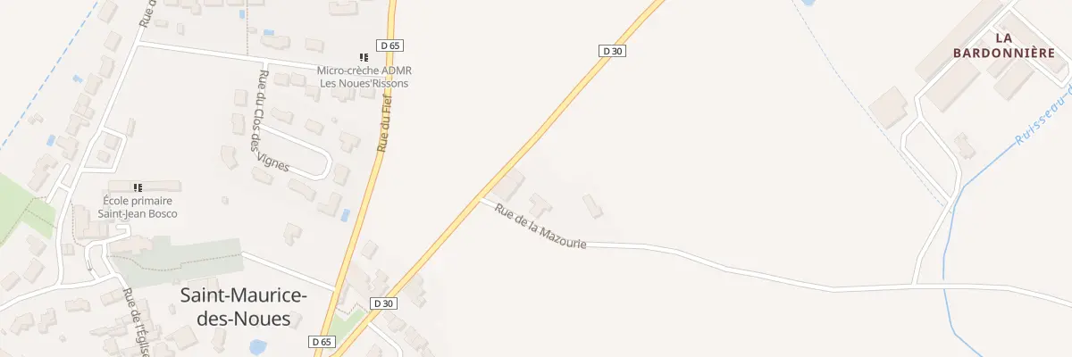 Plan du 44 Rue de la mairie à Saint-Maurice-des-Noues