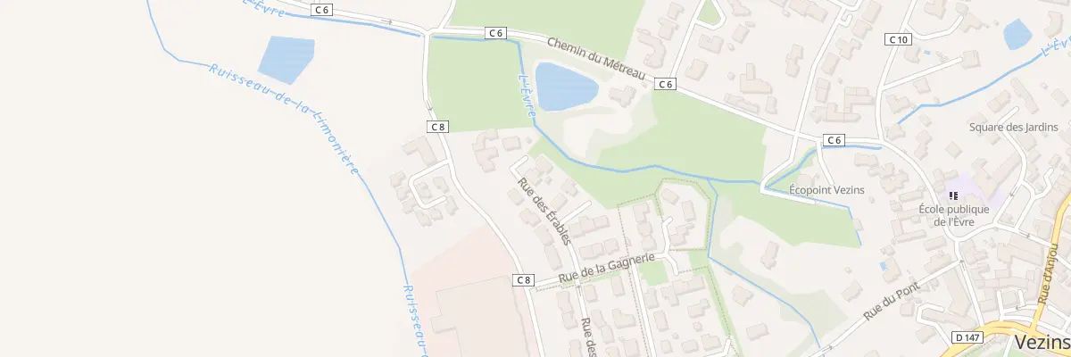 Plan du 2 Rue des Erables à Vezins
