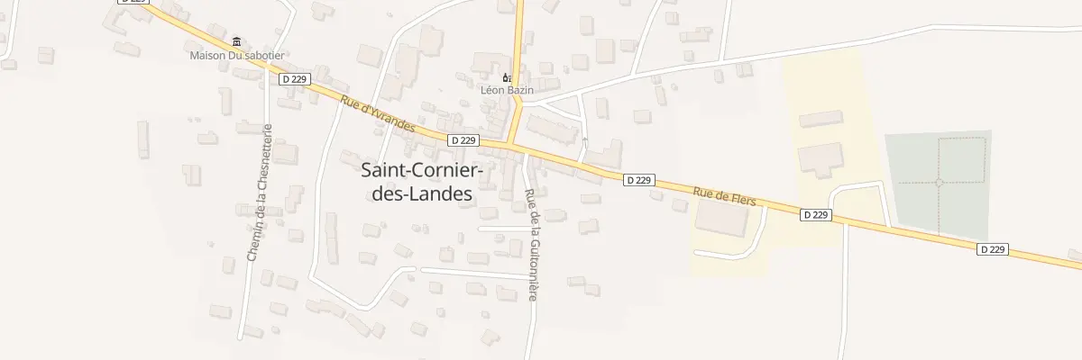 Plan du 4 Rue de Flers à Tinchebray-Bocage