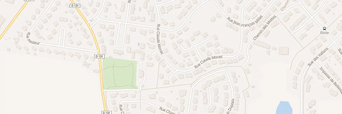 Plan du 33 Rue Claude Monet à Louverné