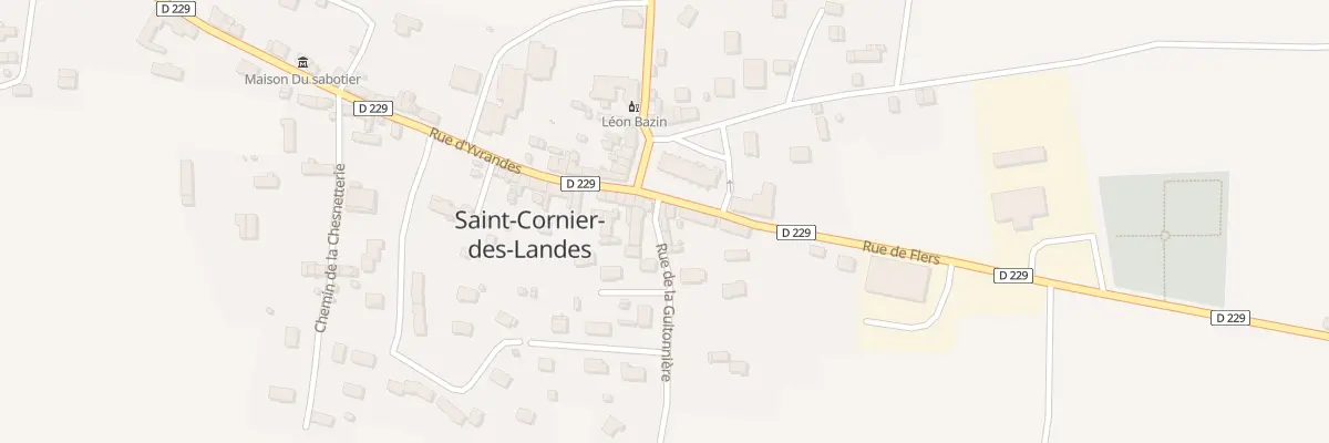 Plan du 2 Rue de Flers à Tinchebray-Bocage
