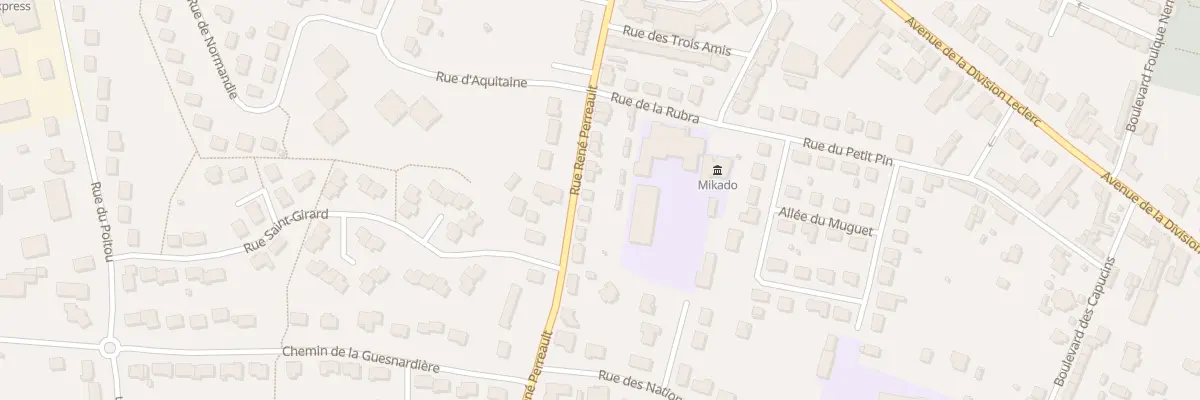 Plan du 21 Rue René Perreault à Château-Gontier-sur-Mayenne