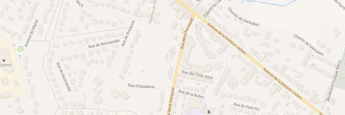 Plan du 10 Rue René Perreault à Château-Gontier-sur-Mayenne