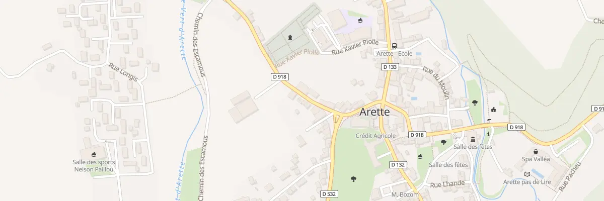 Plan du 9 Rue de l’Arrou à Arette