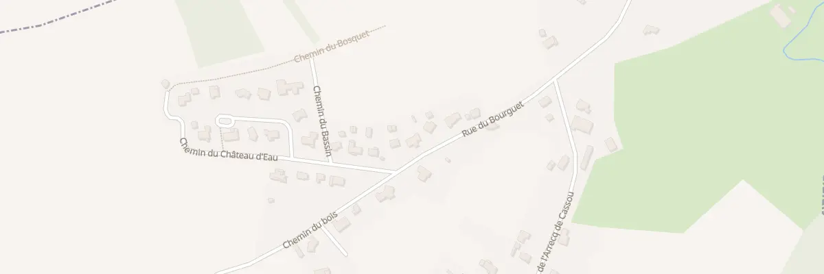 Plan du 9604 Rue du Bourguet à Geüs-d’Oloron