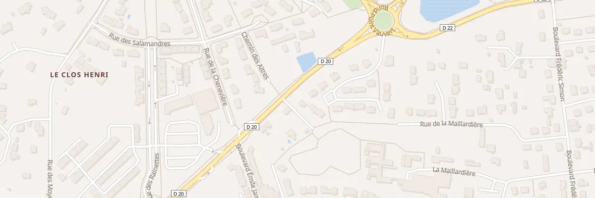 Plan du 14 Rue de la Pree à Château-Gontier-sur-Mayenne