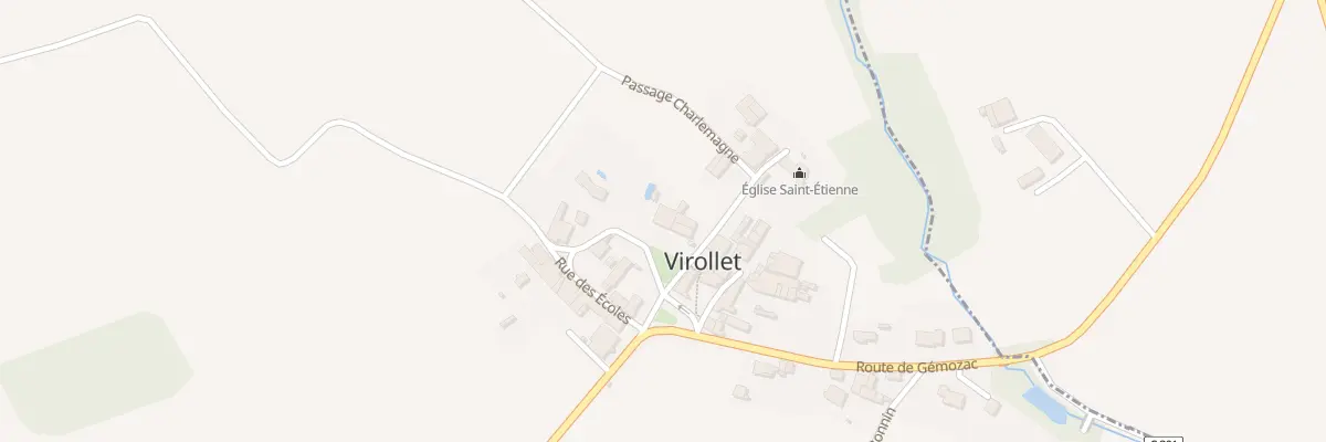 Plan du 2 Rue des Genêts à Virollet