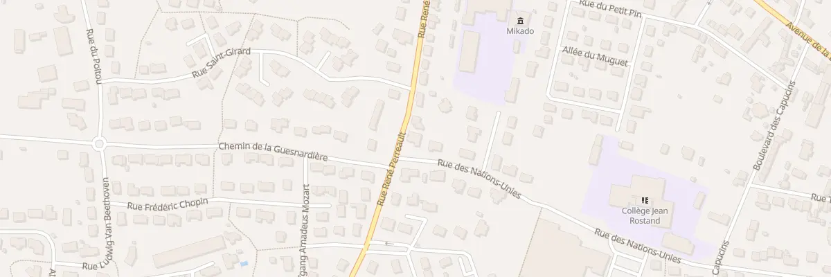 Plan du 33 Rue René Perreault à Château-Gontier-sur-Mayenne