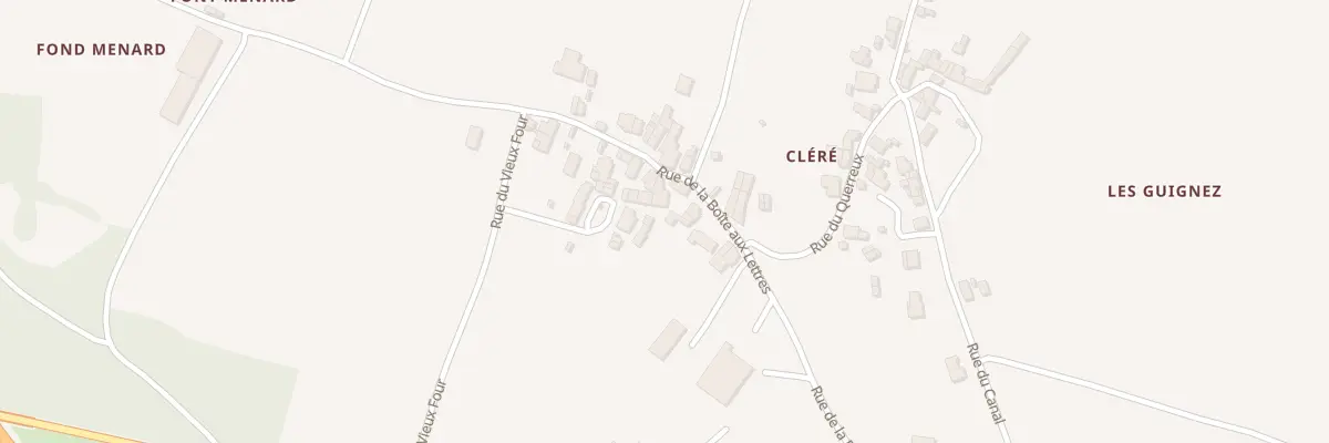 Plan du 11 Rue de la Boite aux Lettres à Crazannes