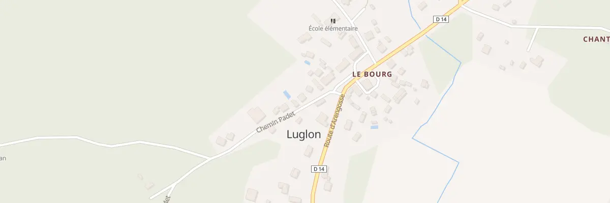 Plan du 58 Che de Padet à Luglon