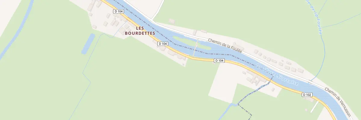 Plan du 42 Les Bourdettes à Damvix