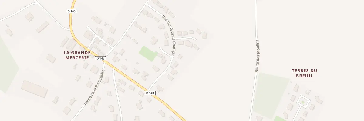 Plan du 9 Rue des Grands Champs à Cravans