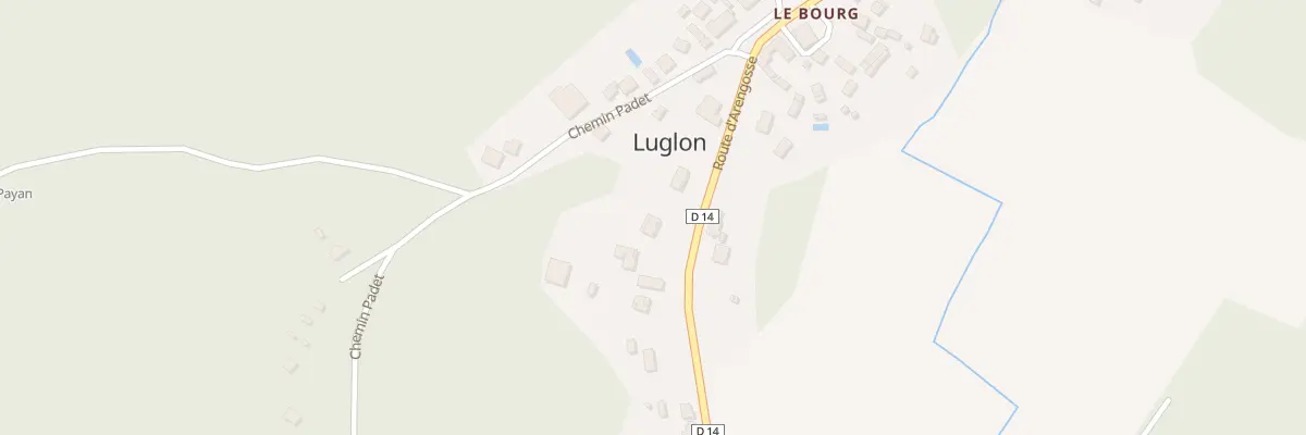 Plan du 204 Rte D Arengosse à Luglon