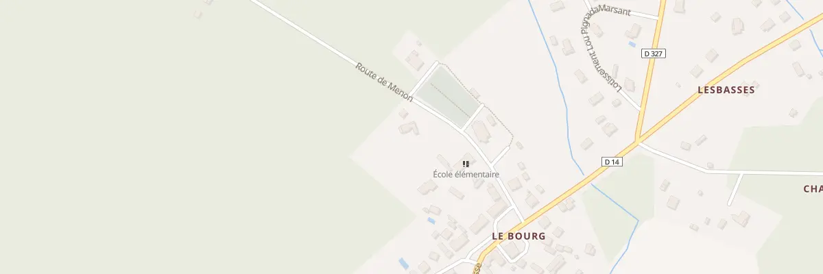 Plan du 193 Rte de Menon à Luglon