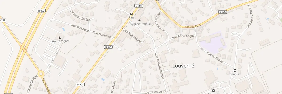 Plan du 5 Pl St Martin à Louverné