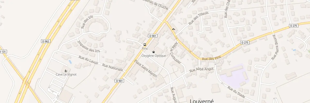 Plan du 26 Rue Nationale à Louverné