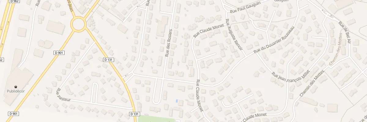 Plan du 24 Rue Claude Monet à Louverné