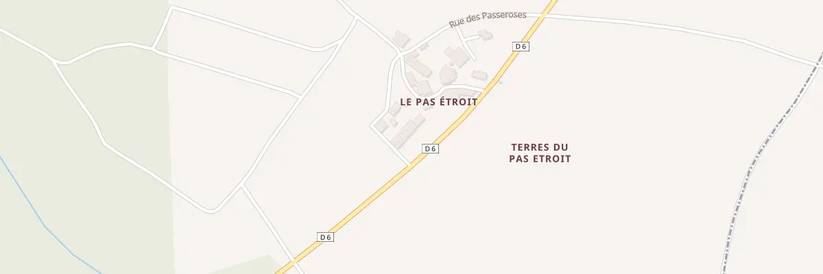 Plan du 5087 Le Pas Etroit à Virollet