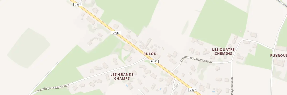 Plan du 16 Rte Nationale 137 Rulon à Saint-Georges-des-Coteaux