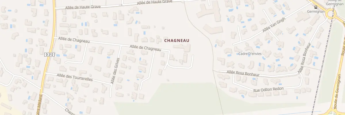 Plan du 19 All de Chagneau à Saint-Aubin-de-Médoc
