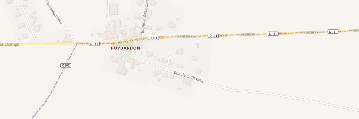 Plan du 203 Rue de la Chaume à Saint-Mard