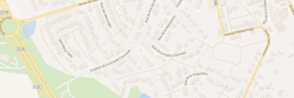 Plan du 31 Rue de la Pte Chaussee au Lion-d’Angers