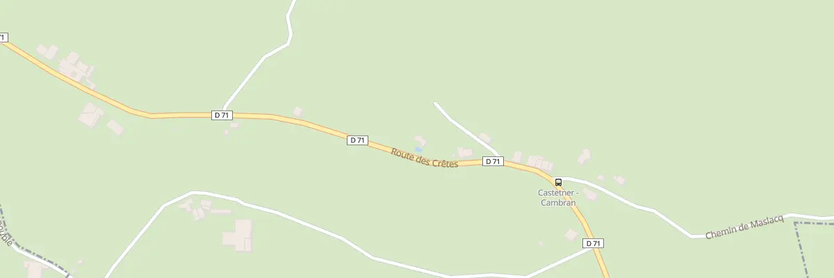 Plan du 36 Rte Des Crêtes à Castetner