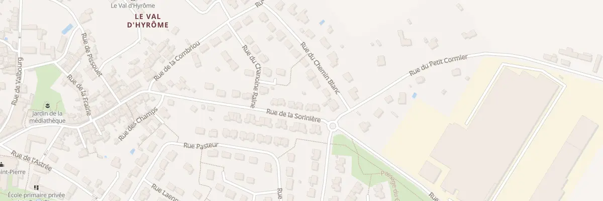 Plan du 17 Rue de la Sorinière à Chemillé-en-Anjou