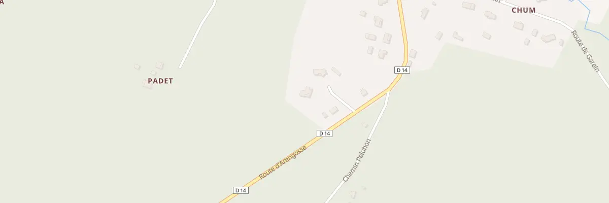Plan du 812 Rte D Arengosse à Luglon
