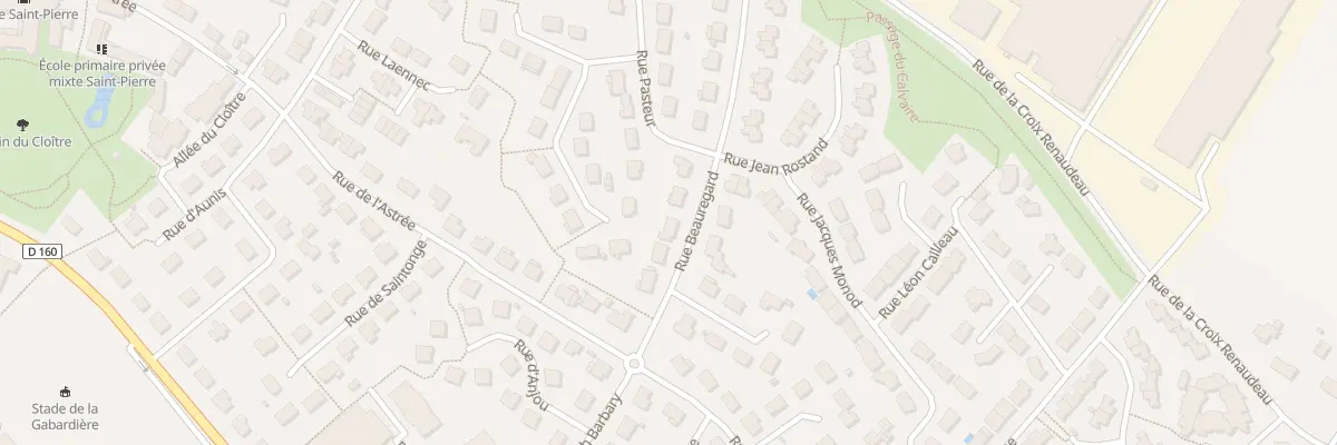 Plan du 5 Rue Beauregard à Chemillé-en-Anjou