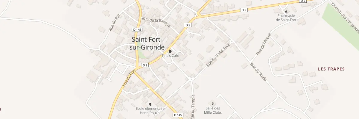 Plan du 1 Pl Pierre Henri Simon à Saint-Fort-sur-Gironde