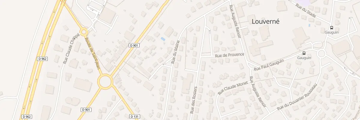 Plan du 11 Rue du Maine à Louverné