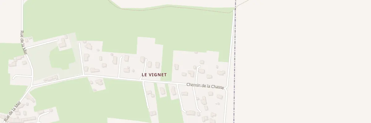 Plan du 23 Che de la Chasse à Commes