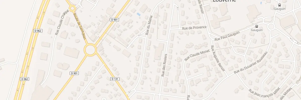 Plan du 17 Rue du Maine à Louverné