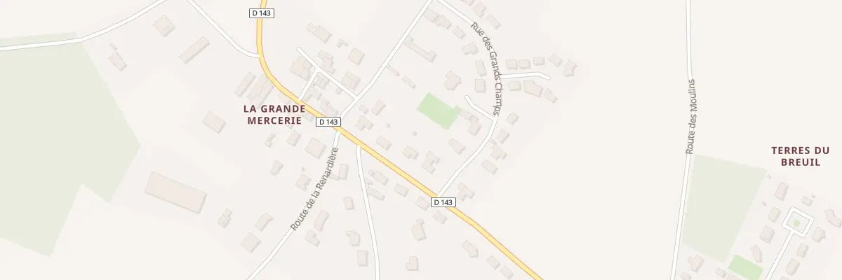 Plan du 38 Rte de la Grande Mercerie à Cravans