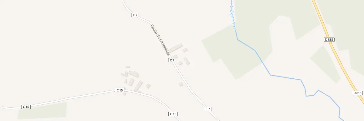 Plan du 1210 Rte de Froidebise à Lonlay-l’Abbaye