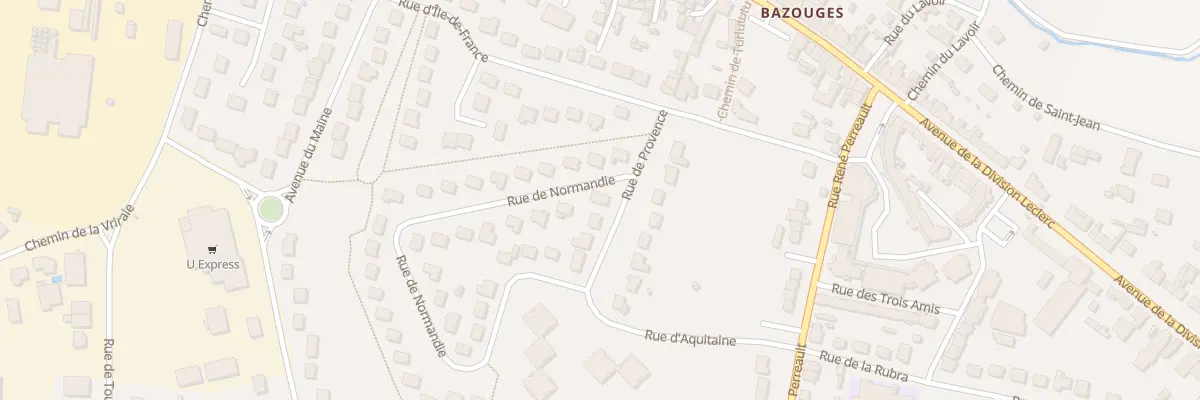 Plan du 1 Rue de Normandie à Château-Gontier-sur-Mayenne