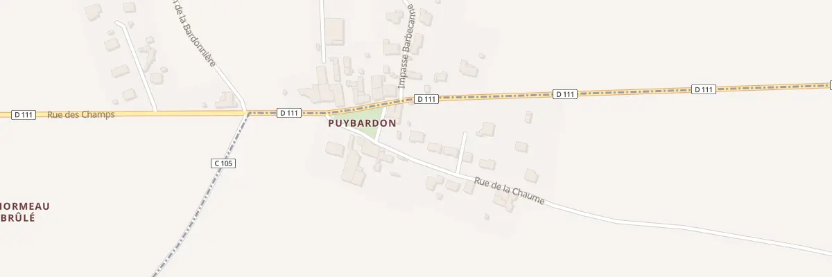 Plan du 113 Rue de la Chaume à Saint-Mard