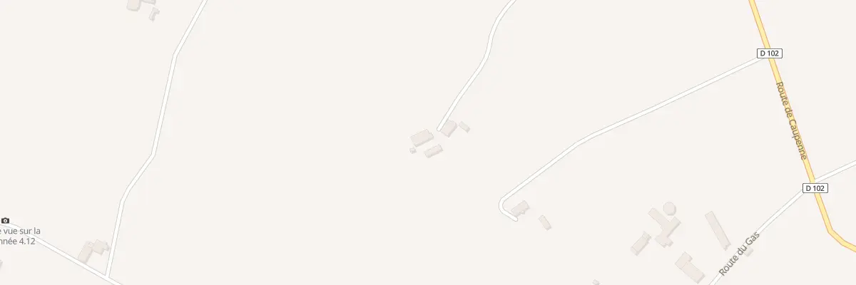 Plan du 1021 Rte de Caupenne à Bergouey