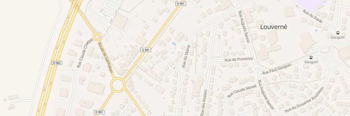 Plan du 16 Rue du Maine à Louverné