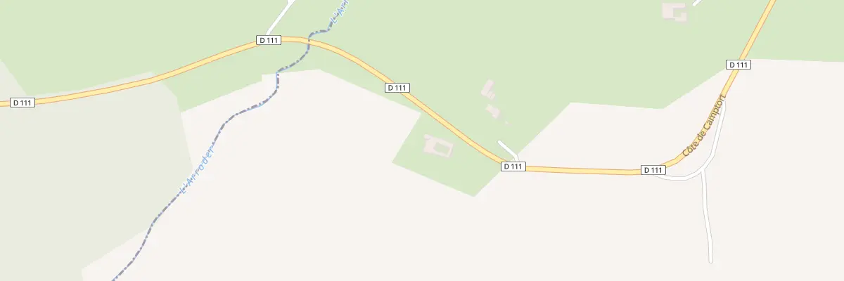 Plan du 25 Cote de Camptort à Ogenne-Camptort