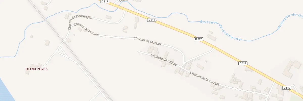 Plan du 96 Imp de Latapy à Castétis