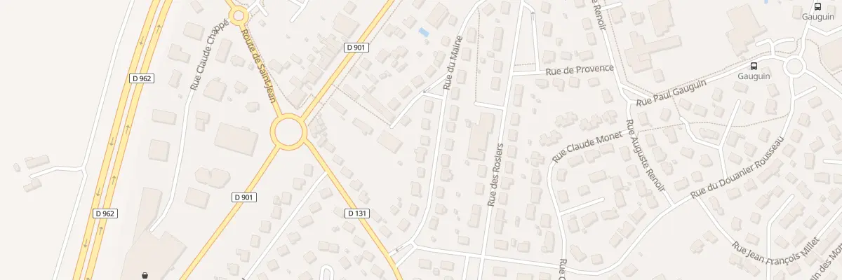 Plan du 28 Rue du Maine à Louverné