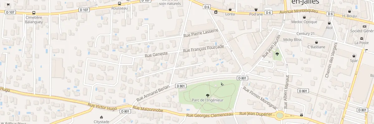 Plan du 14 Rue François Fourcade à Saint-Médard-en-Jalles