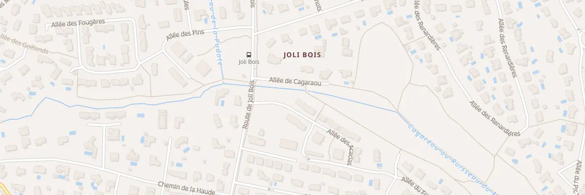 Plan du 8 All des Marronniers à Saint-Aubin-de-Médoc